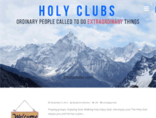 Tablet Screenshot of holyclubs.com